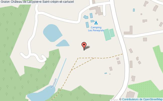 plan Château De Lacypierre Saint-crépin-et-carlucet Saint-crépin-et-carlucet
