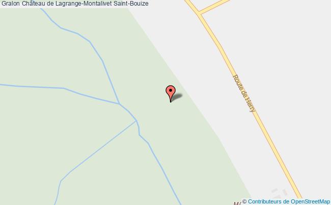 plan Château De Lagrange-montalivet Saint-bouize Saint-Bouize