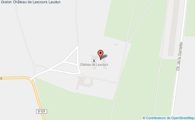 plan Château De Lascours Laudun Laudun