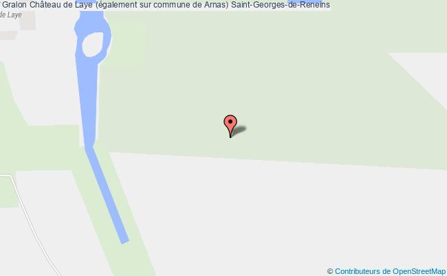 plan Château De Laye (également Sur Commune De Arnas) Saint-georges-de-reneins Saint-Georges-de-Reneins
