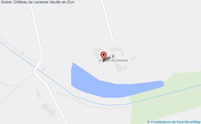 plan Château De Lienesse Neuilly-en-dun Neuilly-en-Dun