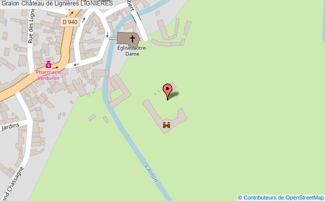 Château de lignières Lignieres tourisme Site et monument historique