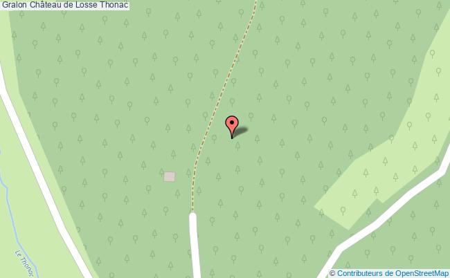 plan Château De Losse Thonac Thonac