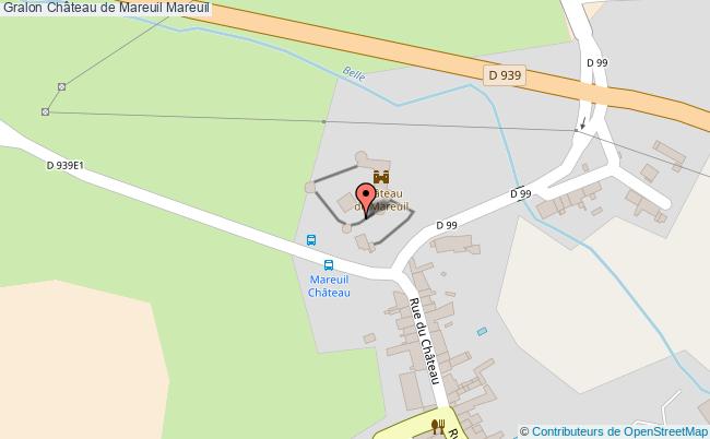 plan Château De Mareuil Mareuil Mareuil