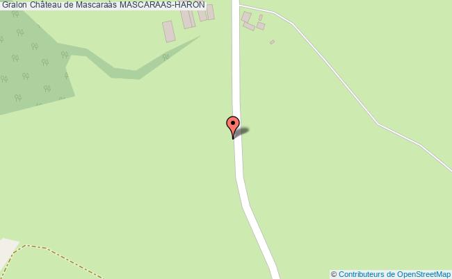 plan Château De Mascaraàs Mascaraas-haron MASCARAAS-HARON