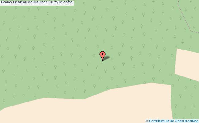 plan Chateau De Maulnes Cruzy-le-châtel Cruzy-le-châtel