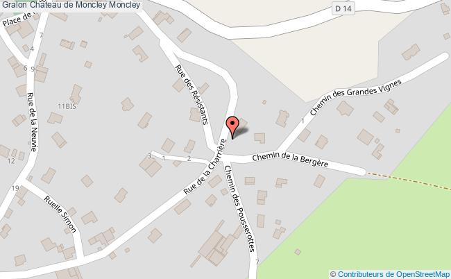 plan Chateau De Moncley Moncley Moncley