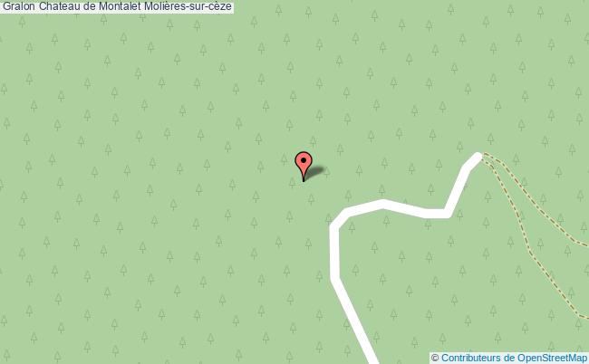 plan Chateau De Montalet Molières-sur-cèze Molières-sur-cèze