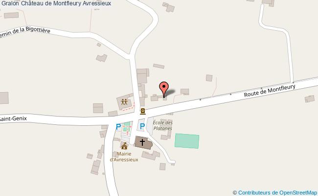 plan Château De Montfleury Avressieux Avressieux