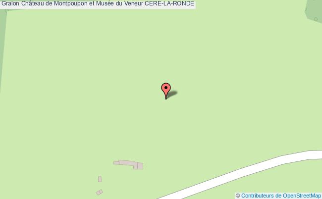 plan Château De Montpoupon Et Musée Du Veneur Cere-la-ronde CERE-LA-RONDE