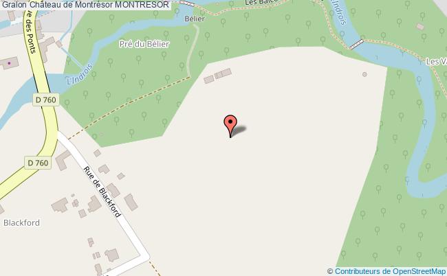 plan Château De Montrésor Montresor MONTRESOR