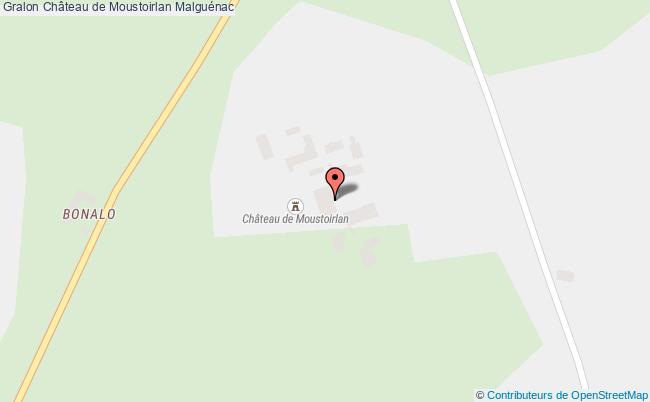 plan Château De Moustoirlan Malguénac Malguénac
