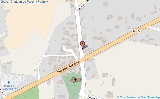 plan Chateau De Parigny Parigny Parigny