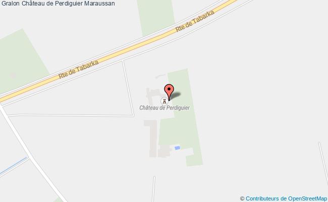 plan Château De Perdiguier Maraussan Maraussan