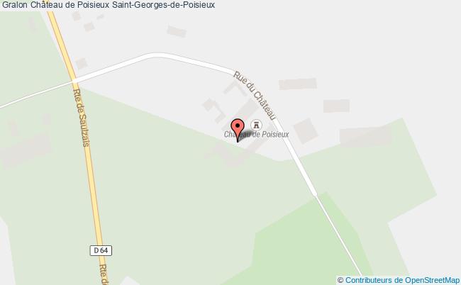 plan Château De Poisieux Saint-georges-de-poisieux Saint-Georges-de-Poisieux