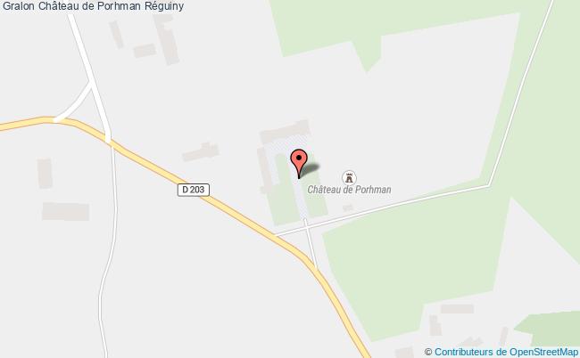 plan Château De Porhman Réguiny Réguiny