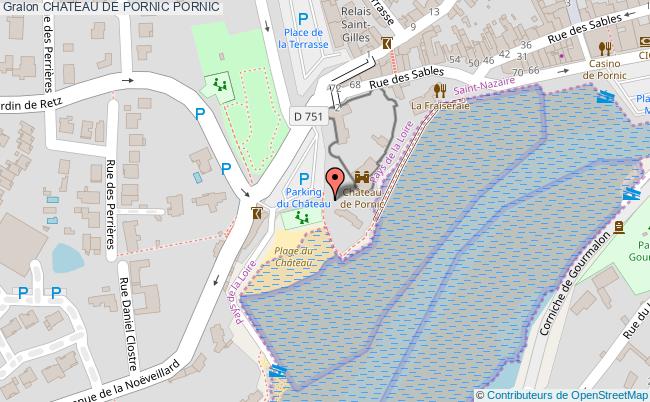 plan Chateau De Pornic Pornic PORNIC