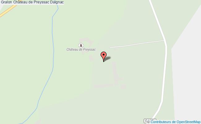 plan Château De Preyssac Daignac Daignac