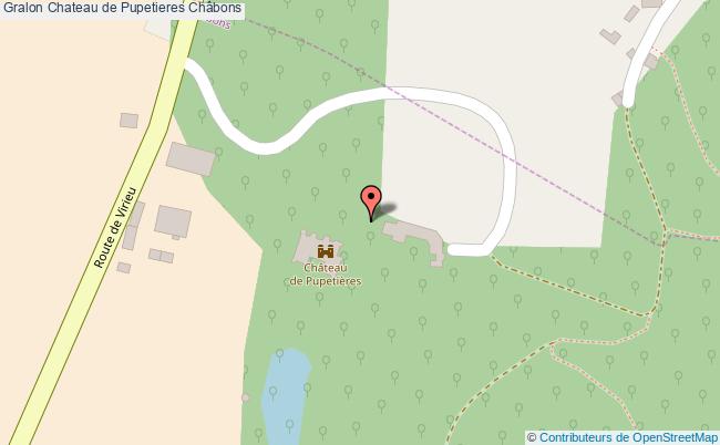 plan Chateau De Pupetieres Châbons Châbons