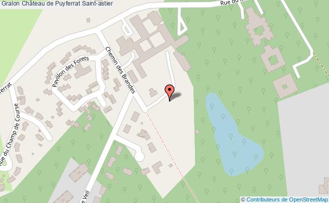 plan Château De Puyferrat Saint-astier Saint-astier