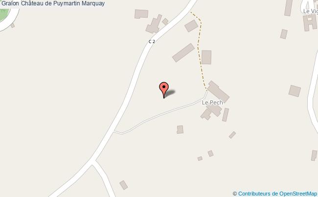 plan Château De Puymartin Marquay Marquay