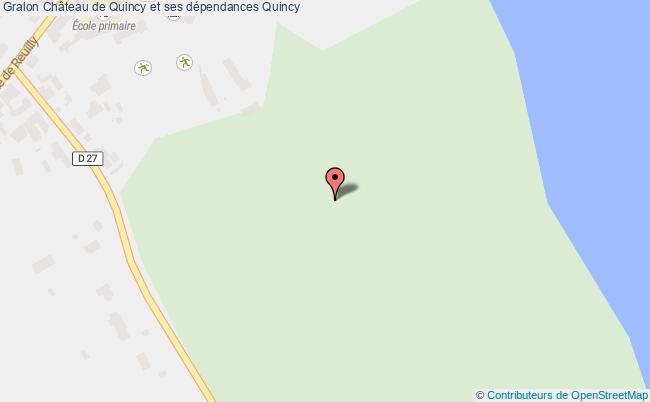 plan Château De Quincy Et Ses Dépendances Quincy Quincy