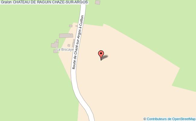 plan Chateau De Raguin Chaze-sur-argos CHAZE-SUR-ARGOS
