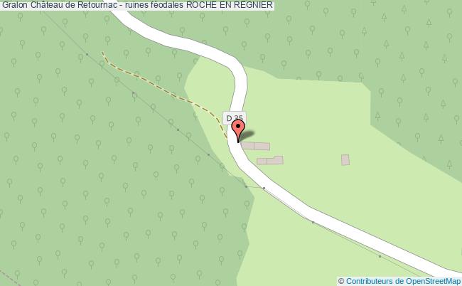 Château de Retournac - ruines féodales