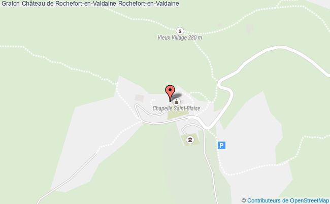 plan Château De Rochefort-en-valdaine Rochefort-en-valdaine Rochefort-en-Valdaine