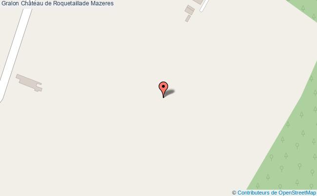 plan Château De Roquetaillade Mazeres Mazeres