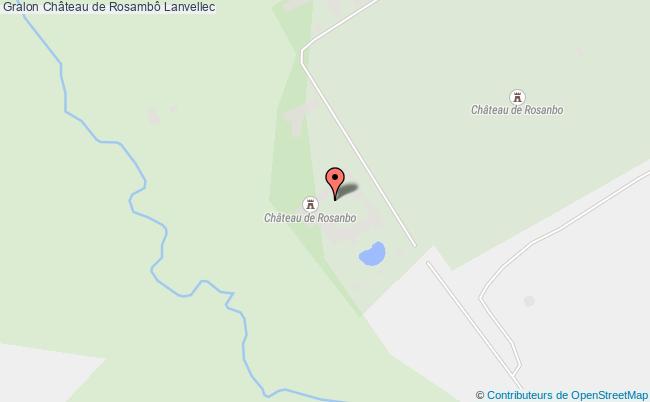 plan Château De Rosambô Lanvellec Lanvellec
