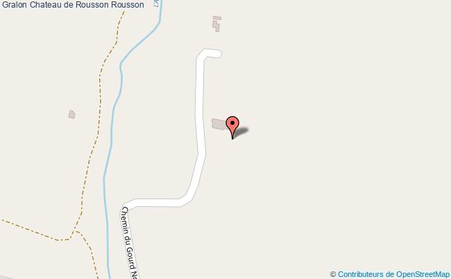 plan Chateau De Rousson Rousson Rousson