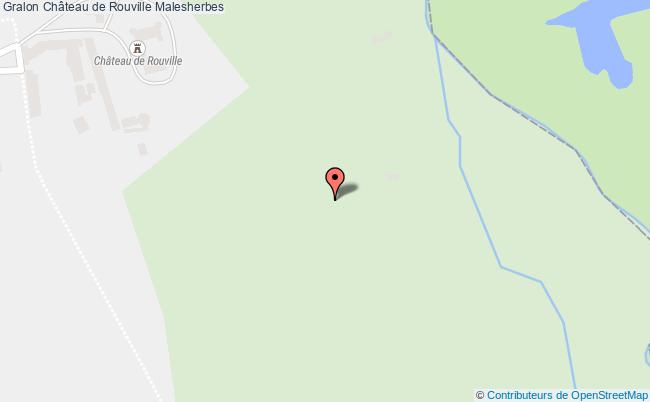 plan Château De Rouville Malesherbes Malesherbes