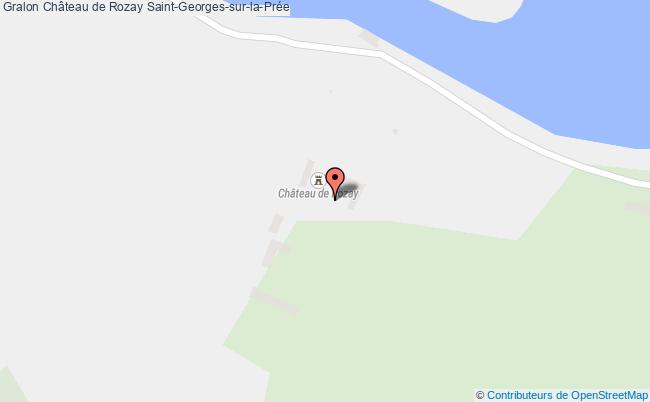 plan Château De Rozay Saint-georges-sur-la-prée Saint-Georges-sur-la-Prée