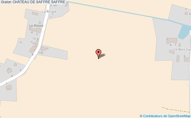 plan ChÂteau De SaffrÉ Saffre SAFFRE