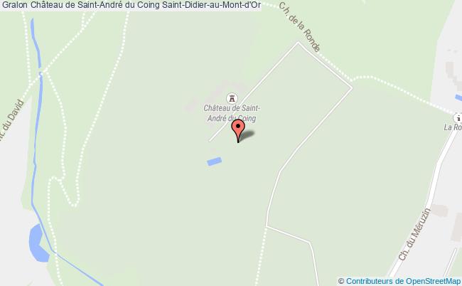 plan Château De Saint-andré Du Coing Saint-didier-au-mont-d'or Saint-Didier-au-Mont-d'Or