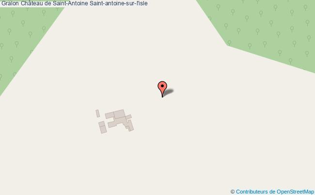 plan Château De Saint-antoine Saint-antoine-sur-l'isle Saint-antoine-sur-l'isle