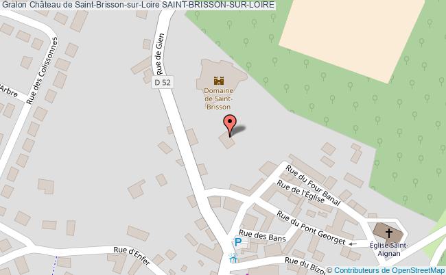 plan Château De Saint-brisson-sur-loire Saint-brisson-sur-loire SAINT-BRISSON-SUR-LOIRE