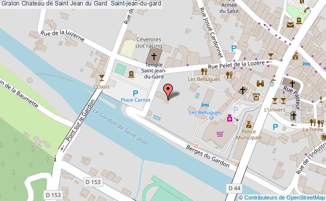 plan Chateau De Saint Jean Du Gard  Saint-jean-du-gard Saint-jean-du-gard