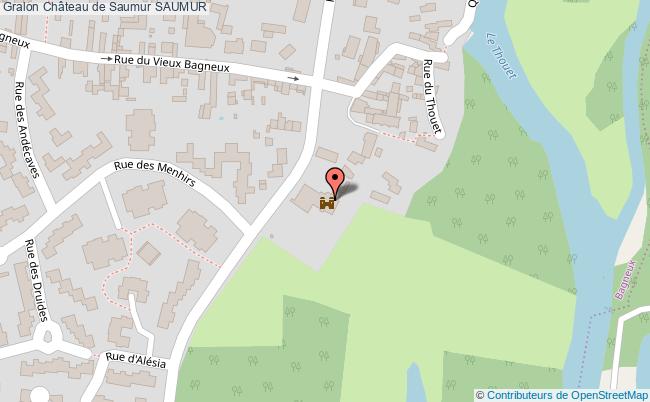 plan Château De Saumur Saumur SAUMUR
