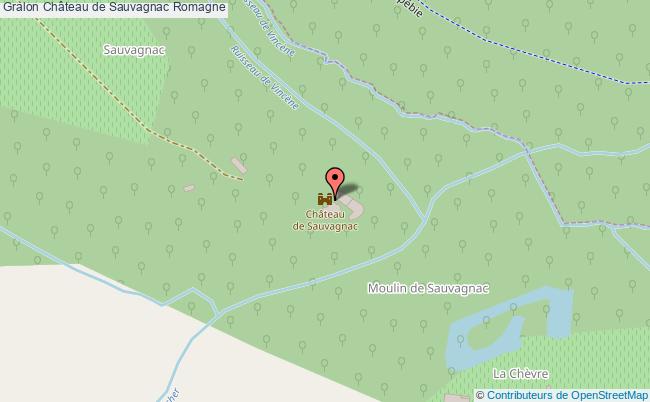 plan Château De Sauvagnac Romagne Romagne