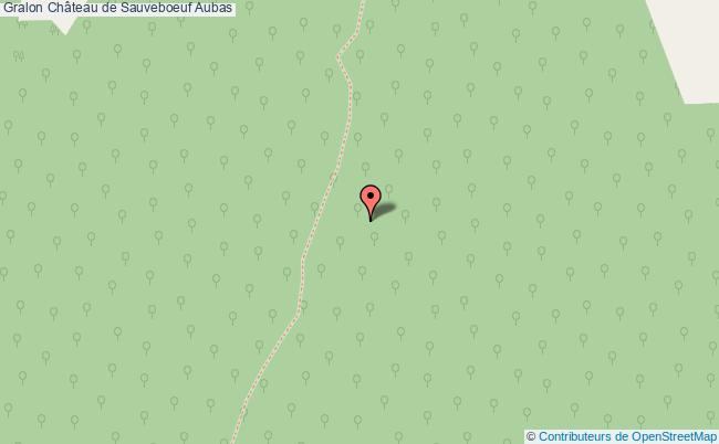 plan Château De Sauveboeuf Aubas Aubas