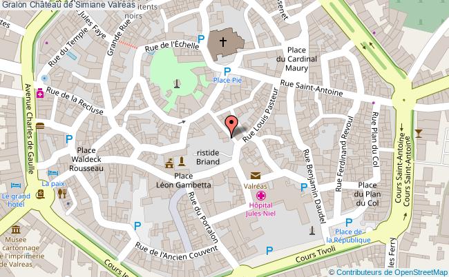 Château de simiane Valréas tourisme Site et Monument