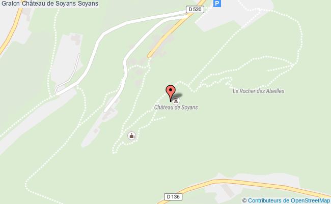 plan Château De Soyans Soyans Soyans