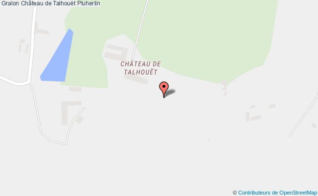 plan Château De Talhouët Pluherlin Pluherlin
