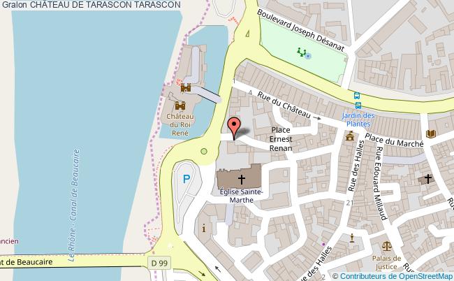 plan ChÂteau De Tarascon Tarascon TARASCON