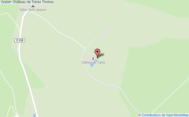 plan Château De Toiras Thoiras Thoiras