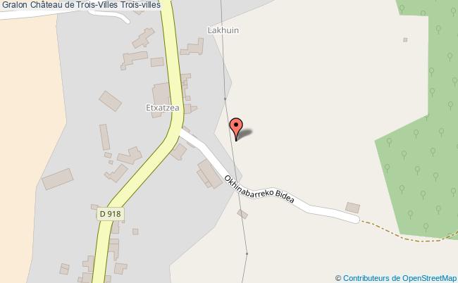 plan Château De Trois-villes Trois-villes Trois-villes