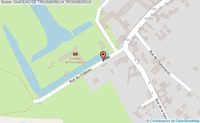 plan Chateau De Troissereux Troissereux TROISSEREUX