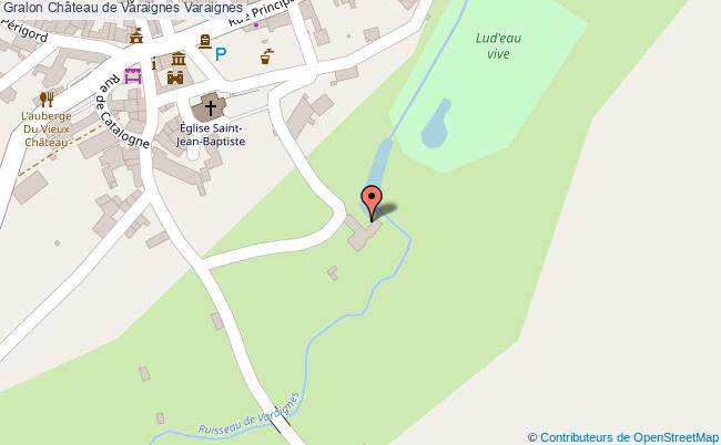 plan Château De Varaignes Varaignes Varaignes